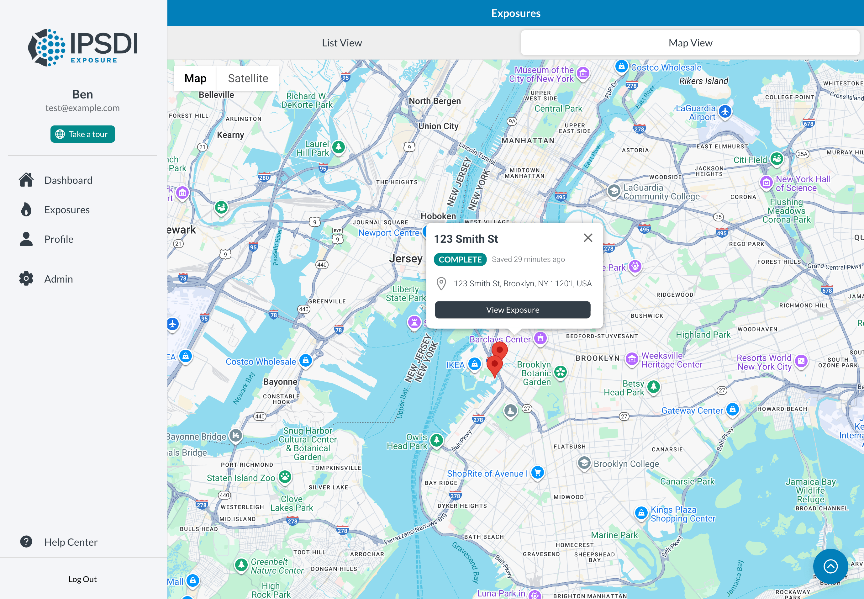 Individual product page with custom design elements